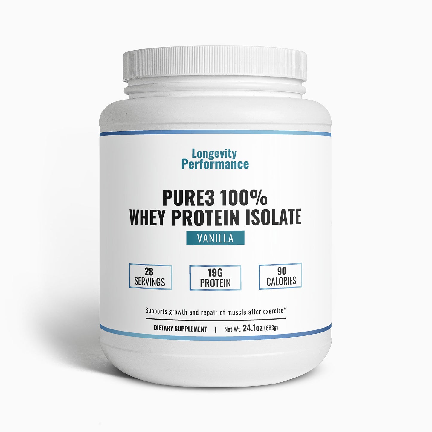 Pure3 100% Whey Protein Isolate (Vanilla)