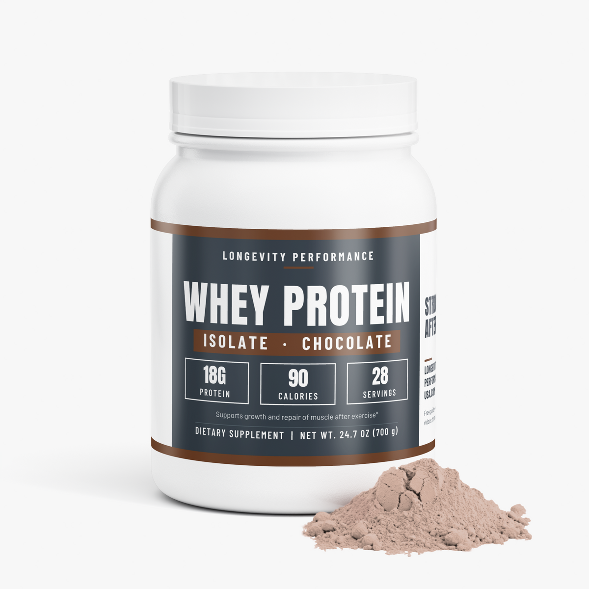 Longevity Performance Whey Protein Isolate Chocolate