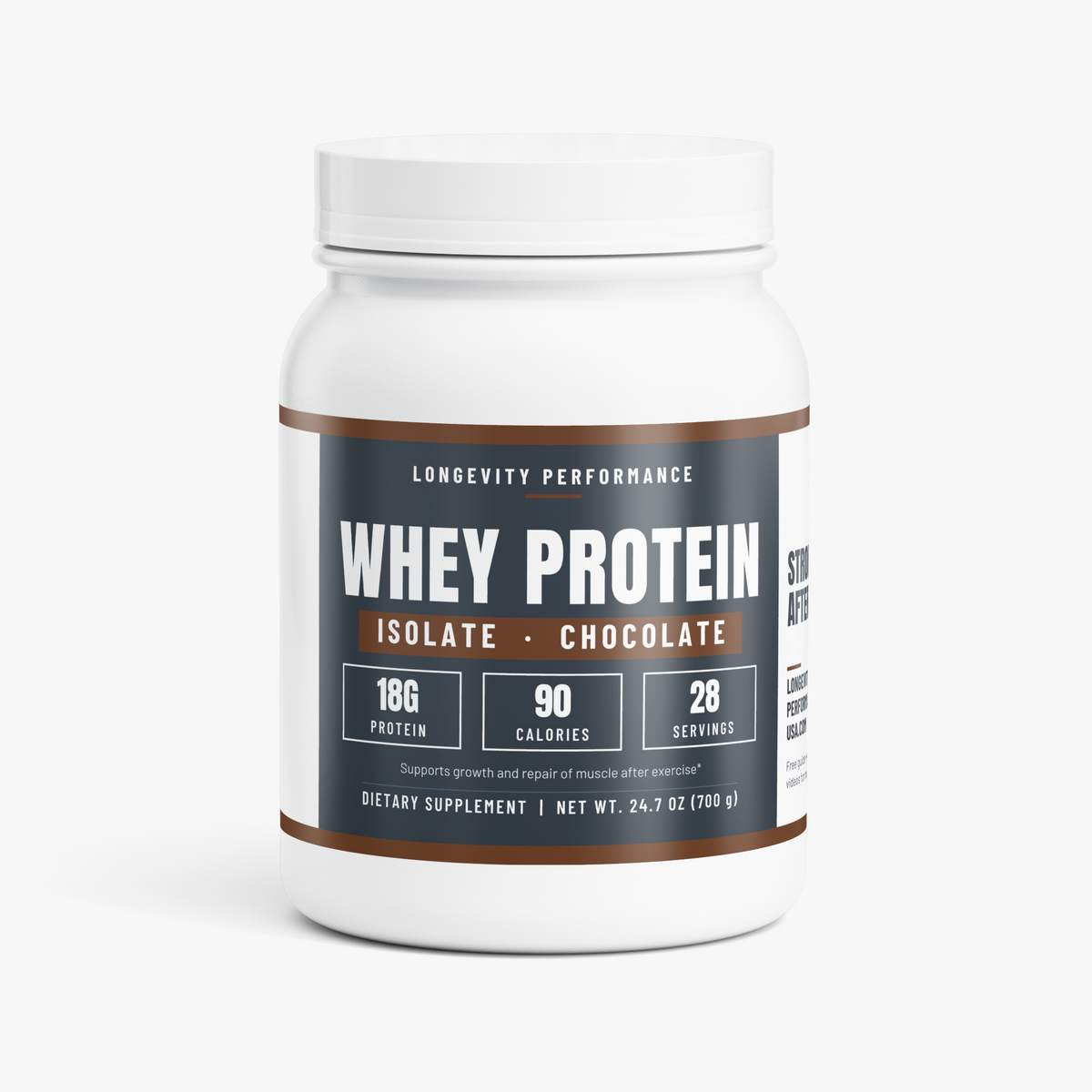 Longevity Performance Whey Protein Isolate Chocolate