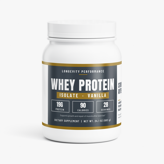 Longevity Performance Whey Protein Isolate Vanilla