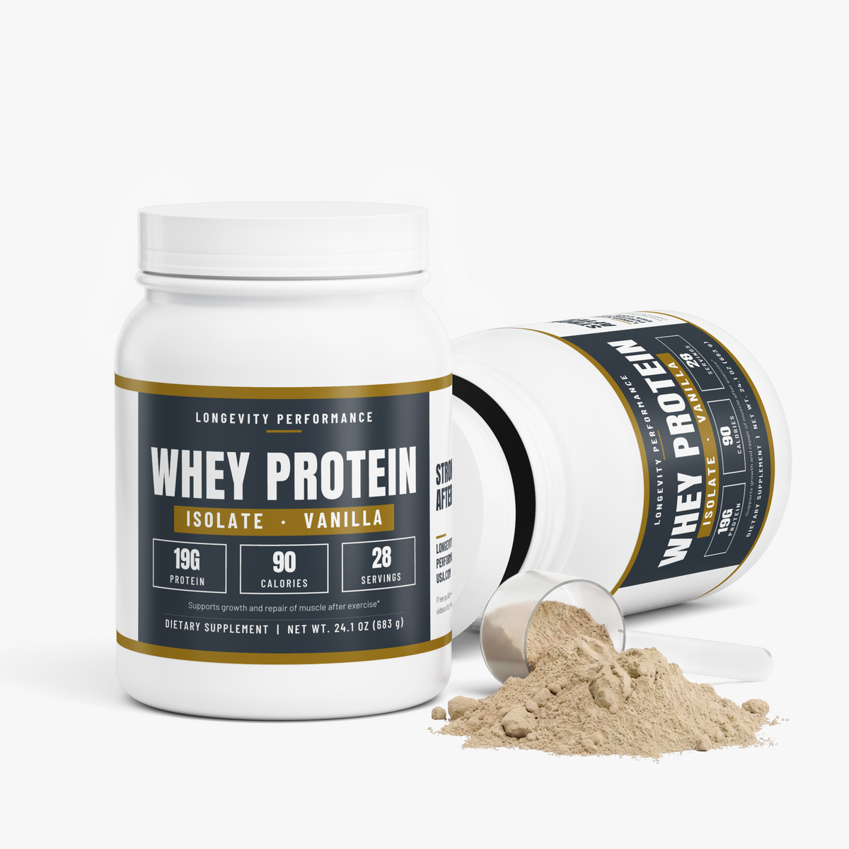 Longevity Performance Whey Protein Isolate Vanilla